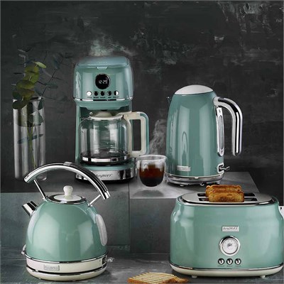 Berghoff Gem Retro Mint Yeşil Dört Dilim Ekmek Kızartma Makinesi
