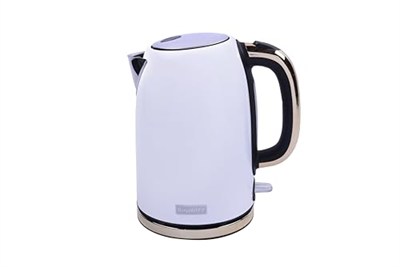 BergHOFF Gem Titan 1, 7 L Su Isıtıcı – 2200 W, Paslanmaz Çelik Gövde | Beyaz Gold