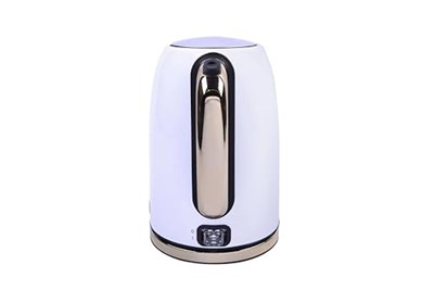 BergHOFF Gem Titan 1, 7 L Su Isıtıcı – 2200 W, Paslanmaz Çelik Gövde | Beyaz Gold