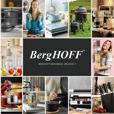 Berghoff Gem Titan Dijital Izgara & Tost Makinesi – 2000 W, 330×240 mm, LCD Dokunmatik Kontrol | Gümüş