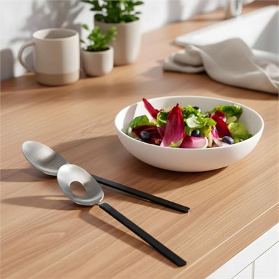 Berghoff Home Belly 2 Parçalı Salata Servis Seti Sıcak Pembe