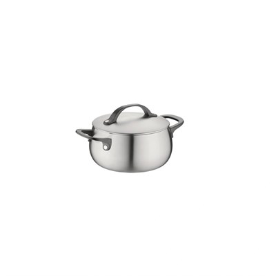 Berghoff Home Belly Kapaklı Güveç Tenceresi 18cm Füme Siyah