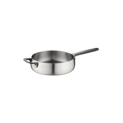 Berghoff Home Belly Kapaklı Sote Tavası 24cm Füme Siyah