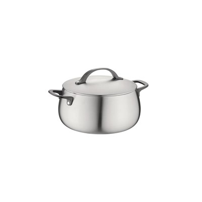 Berghoff Home Belly Kapaklı Tencere 24cm Füme Siyah