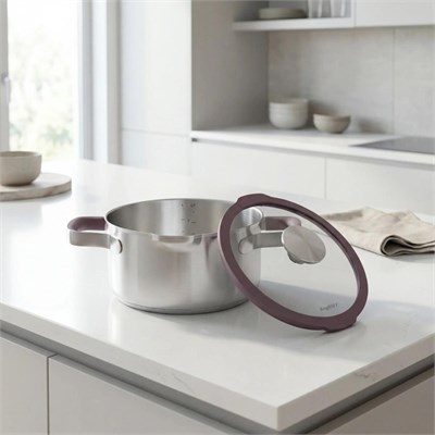 Berghoff Home Elements Kapaklı Güveç Tenceresi 18cm Peppercorn