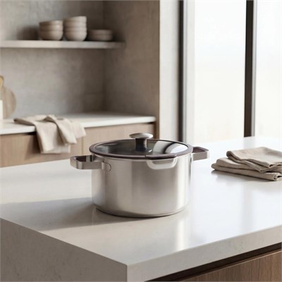 Berghoff Home Elements Kapaklı Tencere 26cm Peppercorn