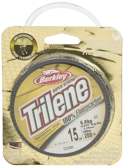 Berkley Trilene Fluorocarbon Line-Transparent, 11,3 kg / 0,48 mm - Seçenekler: 4 lbs/0.17 mm, 6 lbs/0.25 mm, 6,8 kg, 8 lbs/0.27 mm...