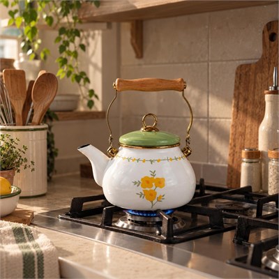 Bernardo Almera Emaye Kettle 2 Litre