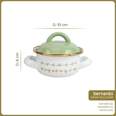 Bernardo Almera Emaye Mini Pot 10 Cm