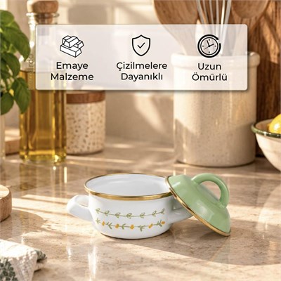 Bernardo Almera Emaye Mini Pot 10 Cm