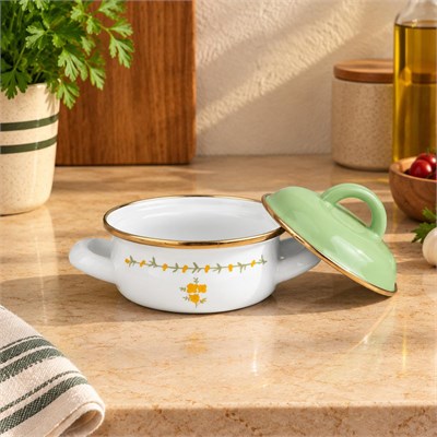 Bernardo Almera Emaye Mini Pot 12 Cm
