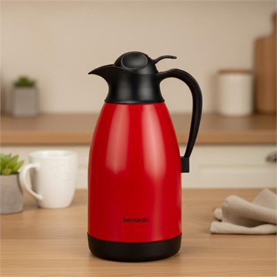 Bernardo Grandio Çelik Termos Kırmızı 2 Litre