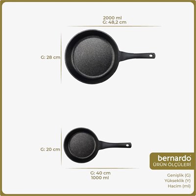 Bernardo Olimpos 2li Tava Seti 20 28cm