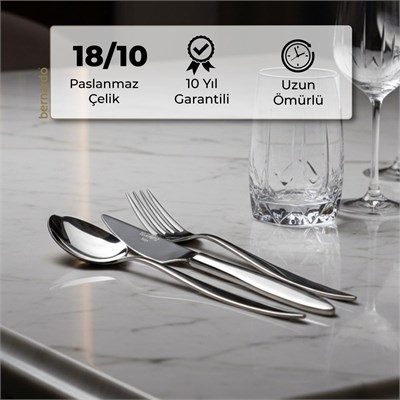 Bernardo Pearl 18 Parça Çatal Kaşık Bıçak Seti