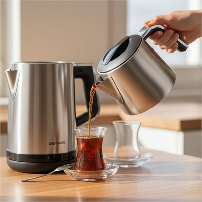 Bernardo Riva Çelik Çay Makinesi İnox