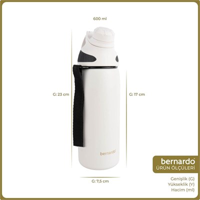 Bernardo Viva Termos Matara Krem 600ml