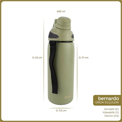 Bernardo Viva Termos Matara Yeşil 600ml