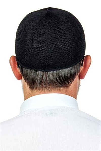 Berra Çelik Örme Dantel Namaz Takkesi