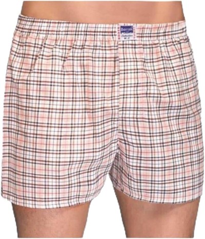 Berrak 3 Adet Karışık Renk Poplin Boxer Çok Renkli M