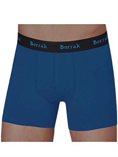 Berrak 4476 Modal Likralı Esnek Erkek Boxer - Indigo Marin - L