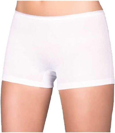 Berrak Kadın Boxer 2100/2101, 6 Adet, Beyaz, S Beden