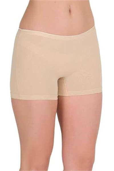 Berrak Kadın Boxer 2100/2101, 6 Adet,%92 Cotton Penye, Ten-Beyaz-Siyah, S-M-L-XL