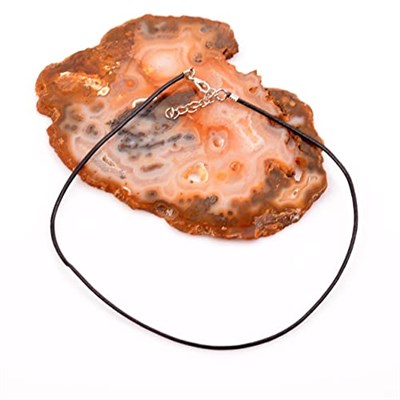 Beş Adet Deri Kolye İpi - 45 cm - Taş Sandığı