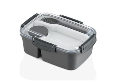 Beslenme Kutusu,Lunch Box Sos Hazneli 2 Gözlü Yemek Kabı,BPA içermez,Velor Home.