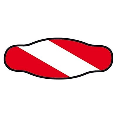 BestDivers Best derinlik Kol saati kayışı maske neopren, çift Klasör, bayrak
