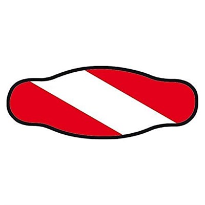BestDivers Best derinlik Kol saati kayışı maske neopren, çift Klasör, bayrak