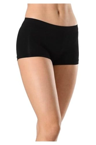 Bestin Kadın Siyah Dikişsiz In Yapmaz Boxer Külot