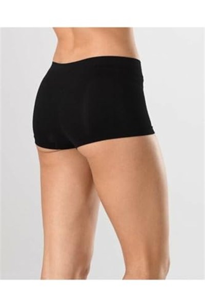 Bestin Kadın Siyah Dikişsiz In Yapmaz Boxer Külot