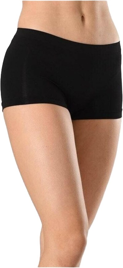 Bestin Kadın Siyah Dikişsiz In Yapmaz Boxer Külot