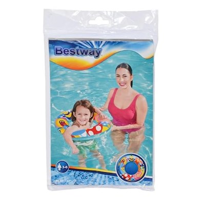 Bestway Deniz Hayvan Desenli Simit 56 cm 36013, Renkli