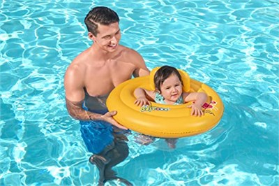 Bestway Swim Safe ABC oturaklı yüzme simidi, seviye A, WonderSplash, 0-1 yaş