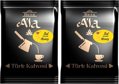 Beta ALa Bal Aromalı Türk Kahvesi Metalize Poşet 100 Gr (2 paketi)