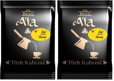 Beta ALa Bal Aromalı Türk Kahvesi Metalize Poşet 100 Gr (2 paketi)