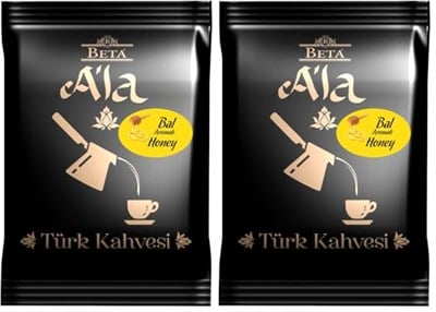 Beta ALa Bal Aromalı Türk Kahvesi Metalize Poşet 100 Gr (2 paketi)