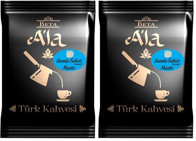 Beta ALa Damla Sakızlı Türk Kahvesi Metalize Poşet 100 Gr (2 paketi)