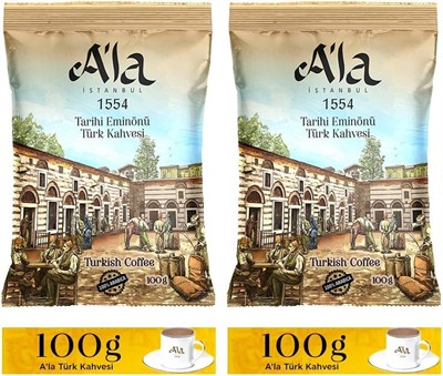 Beta ALa Türk Kahvesi Metalize Poset 100 Gr (2 paketi)