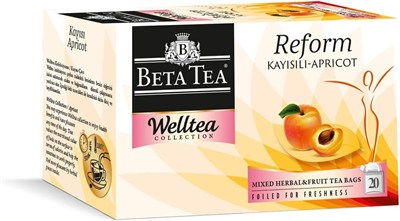 Beta-Kayısı Çayı 20x2 Gr - Welltea Reform Collection