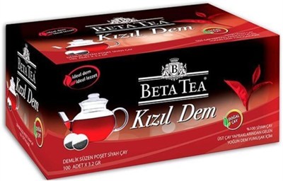 Beta Kızıl Dem Demlik Poşet Çay 100x3.2 gr
