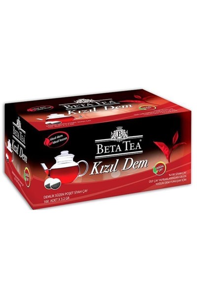 Beta Kızıl Dem Demlik Poşet Çay 100x3.2 gr