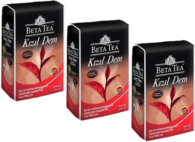 Beta Kızıl Dem Türk Çayı 1000 GR x 3 Adet