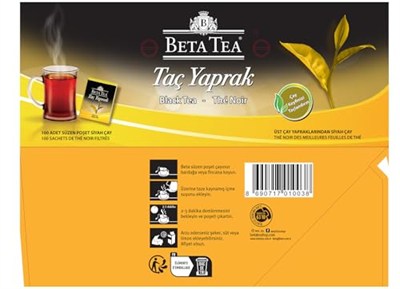 Beta Taç Yaprak Bardak Poşet Çay 100x2 gr