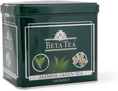 Beta Tea-Beta Jasmine Green Tea Metal Ambalaj 250 gr (Yaseminli Yeşil Çay)