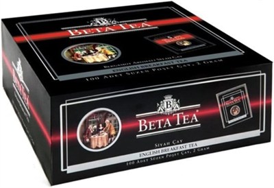 Beta Tea-English Breakfast Bardak Poşet 100 X 2 Gr (Seylan Çayı - Ceylon Tea)