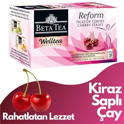 Beta Wellness Kiraz Saplı Çay 20x1.8 gr