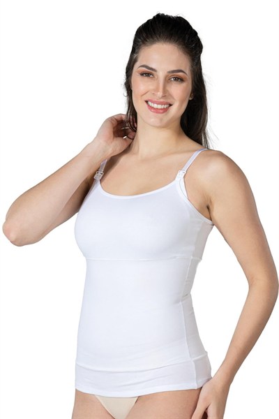 BEYAZ MI Emay 1402 Modal Cotton Emzirme Atlet Korse