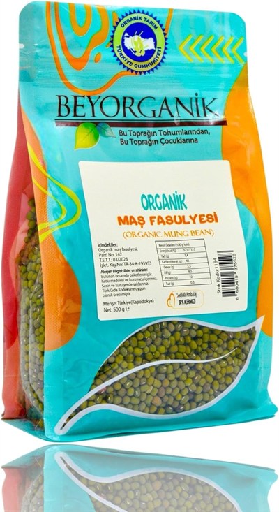 Beyorganik Maş Fasulyesi 500 Gr